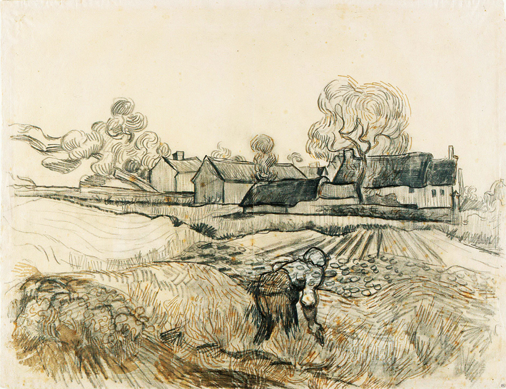  文森特·威廉·梵高  Vincent Willen Van Gogh —— 伊洛的农场